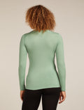 Women's Merino 200 Oasis Long Sleeve Crewe Thermal Top Seaglass - 2