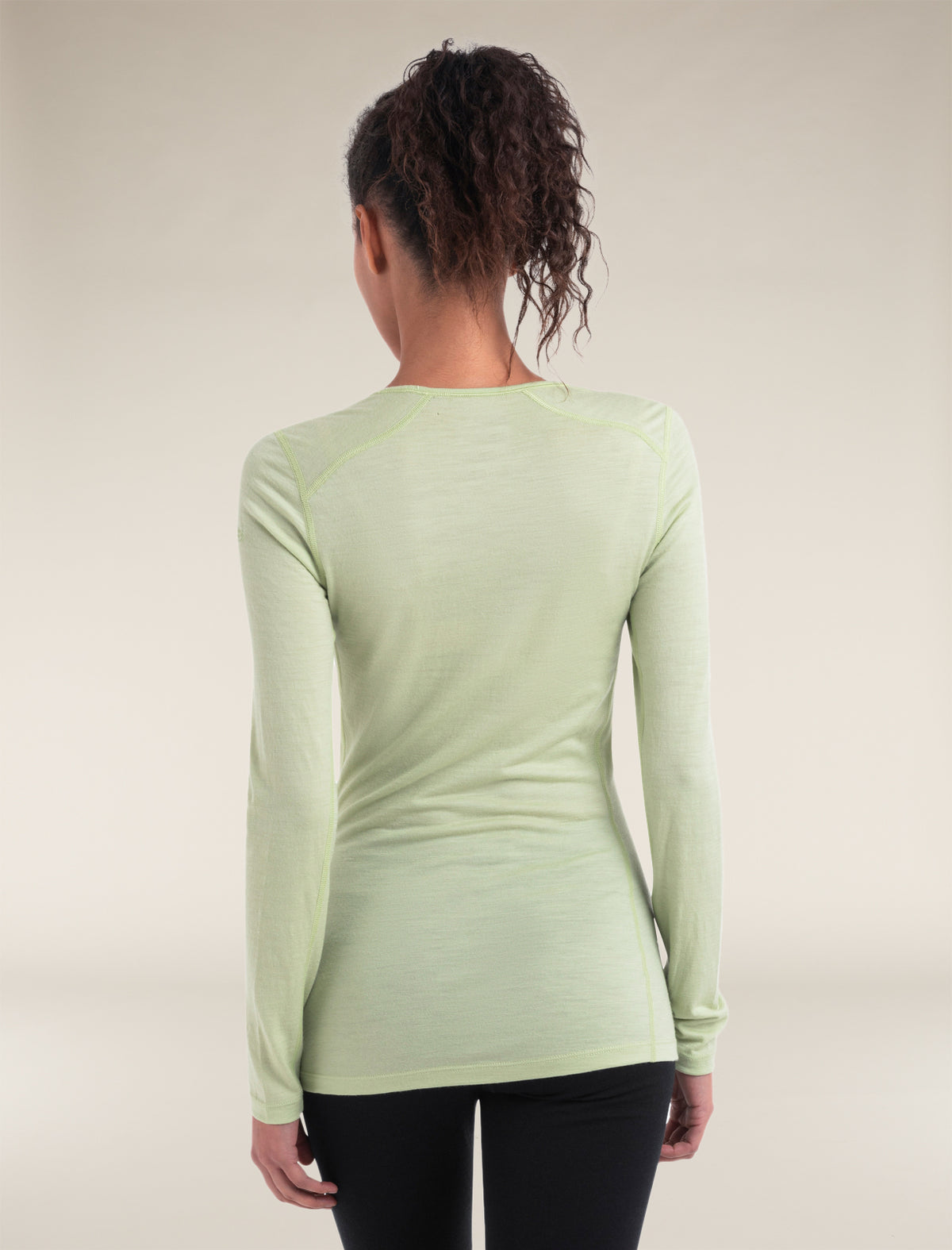 Women's Merino 200 Oasis Long Sleeve Scoop Thermal Top Glazen - 2