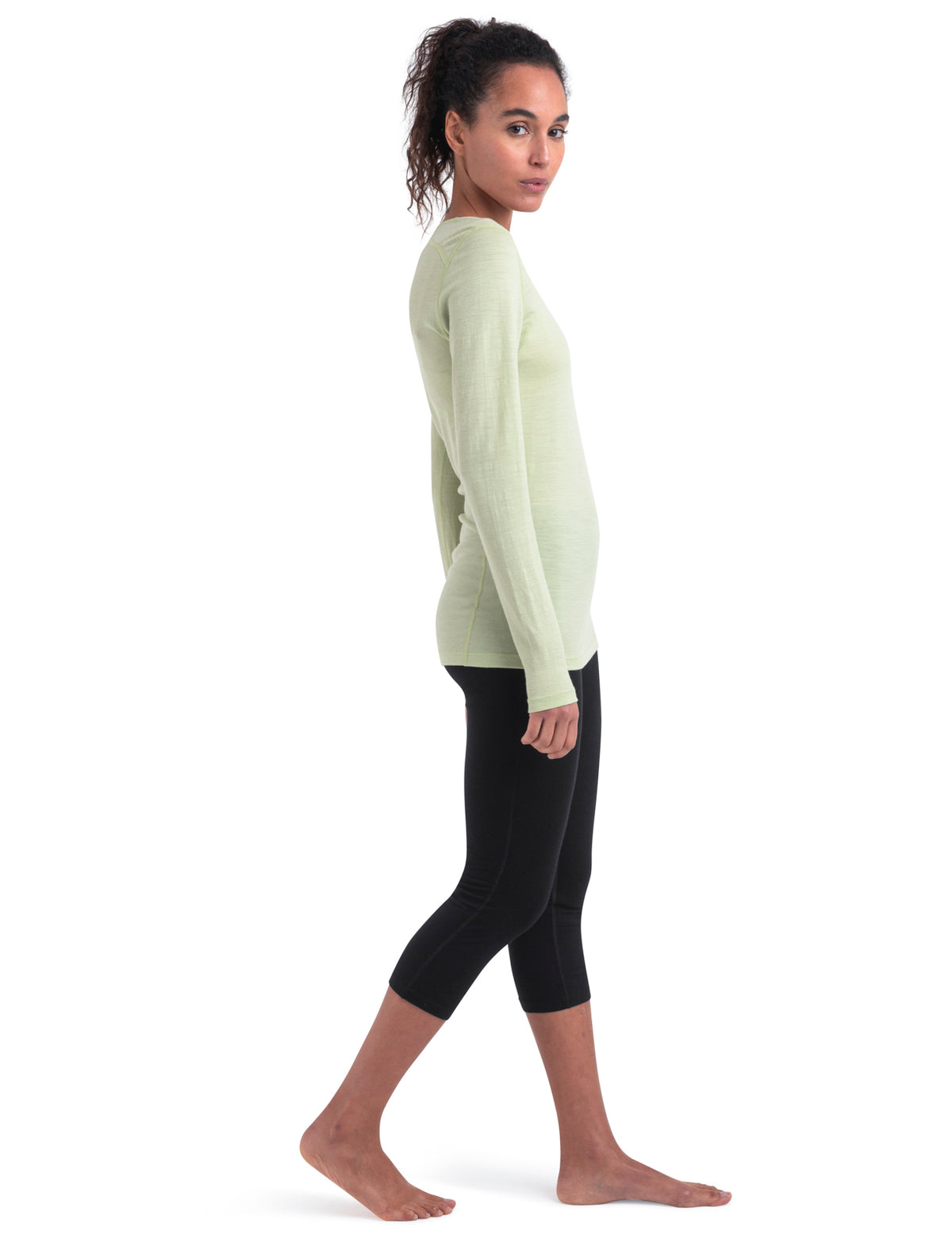 Women's Merino 200 Oasis Long Sleeve Scoop Thermal Top Glazen - 4