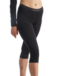 Women's Merino 200 Oasis 3/4 Thermal Leggings Black - 7