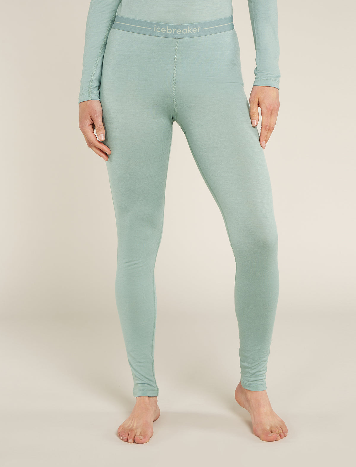 Women's Merino 200 Oasis Thermal Leggings Moss - 1
