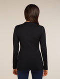 Women's Merino 260 Tech Long Sleeve Crewe Thermal Top Black - 2