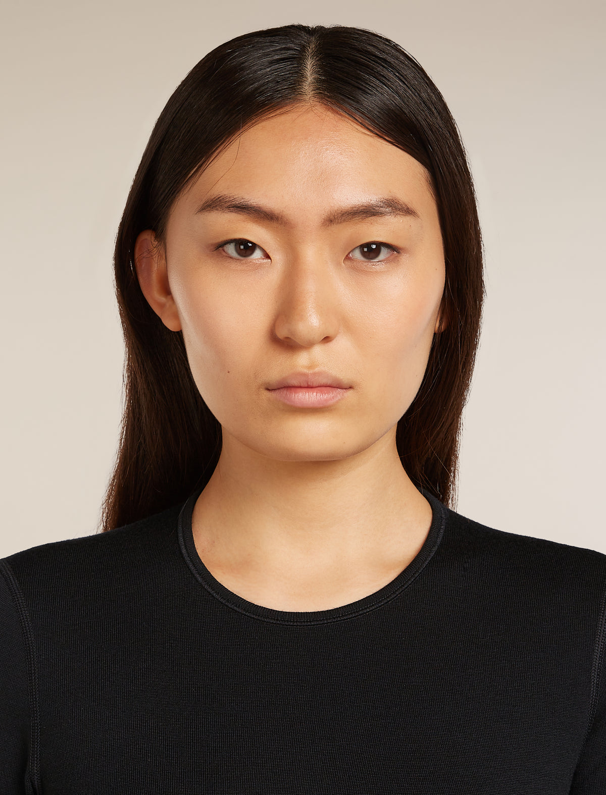 Women's Merino 260 Tech Long Sleeve Crewe Thermal Top Black - 9