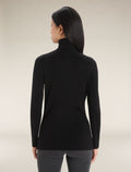 Women's Merino 260 Tech Long Sleeve Half Zip Thermal Top Black - 2
