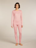 Women's Merino 260 Tech Thermal Leggings Blush - 3