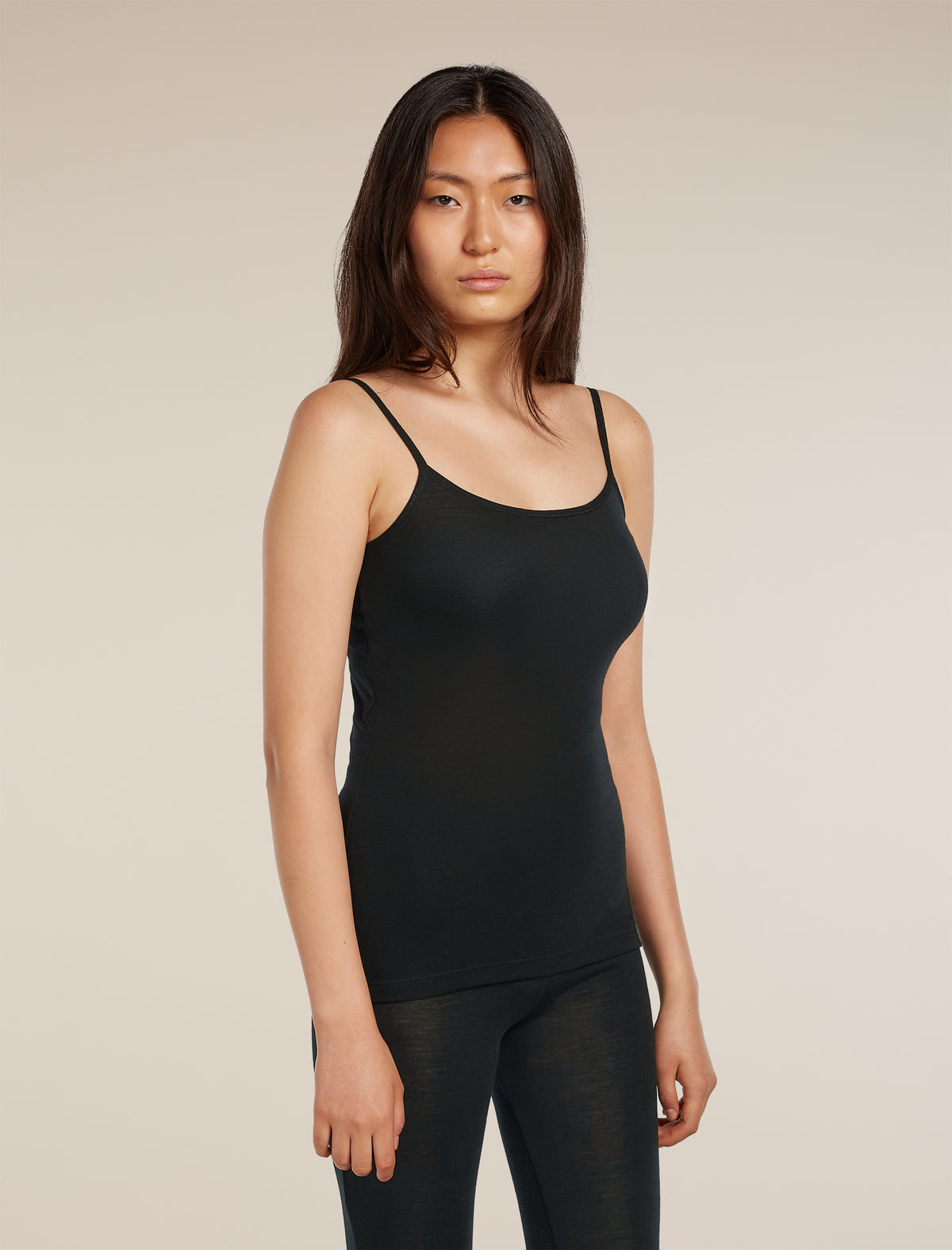 Women's Merino 175 Everyday Cami Thermal Singlet Black - 1