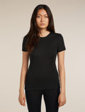 Women's Merino 175 Everyday Short Sleeve Crewe Thermal Top Black - 1