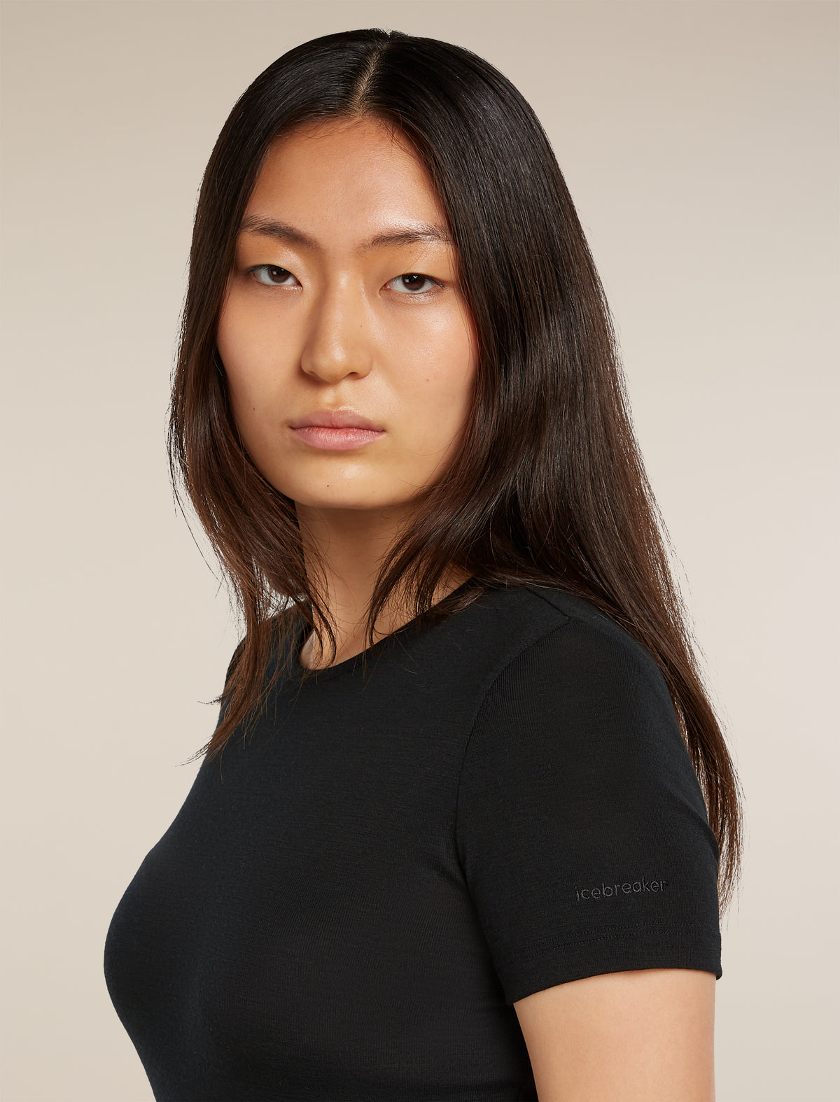 Women's Merino 175 Everyday Short Sleeve Crewe Thermal Top Black - 8