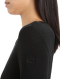 Women's Merino 175 Everyday Long Sleeve Crewe Thermal Top Black - 5