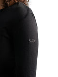 Women's Merino 175 Everyday Long Sleeve Crewe Thermal Top Black - 7