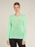 Women's Merino 175 Everyday Long Sleeve Crewe Thermal Top Glass - 1