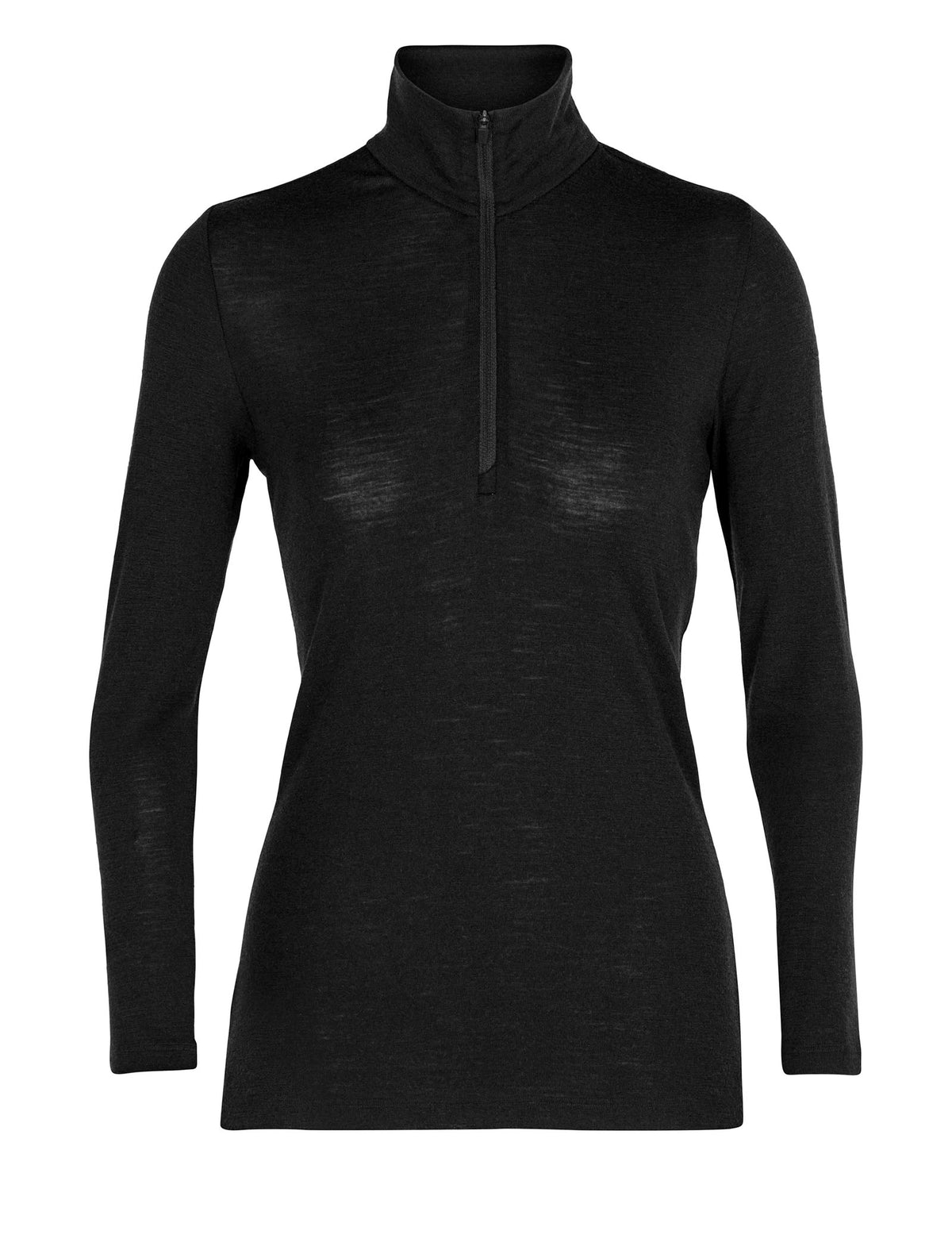 Women's Merino 175 Everyday Long Sleeve Half Zip Thermal Top Black - 10