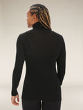 Women's Merino 175 Everyday Long Sleeve Half Zip Thermal Top Black - 2