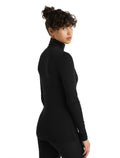 Women's Merino 175 Everyday Long Sleeve Half Zip Thermal Top Black - 6