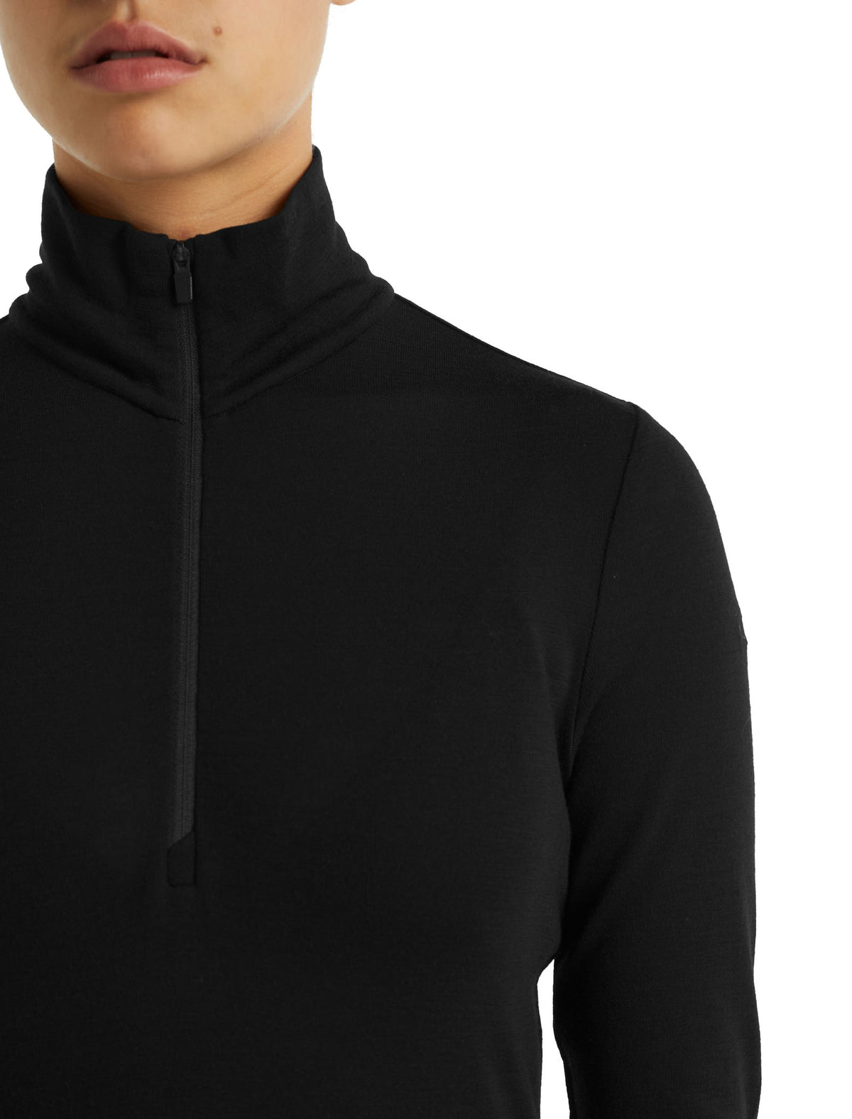 Women's Merino 175 Everyday Long Sleeve Half Zip Thermal Top Black - 7