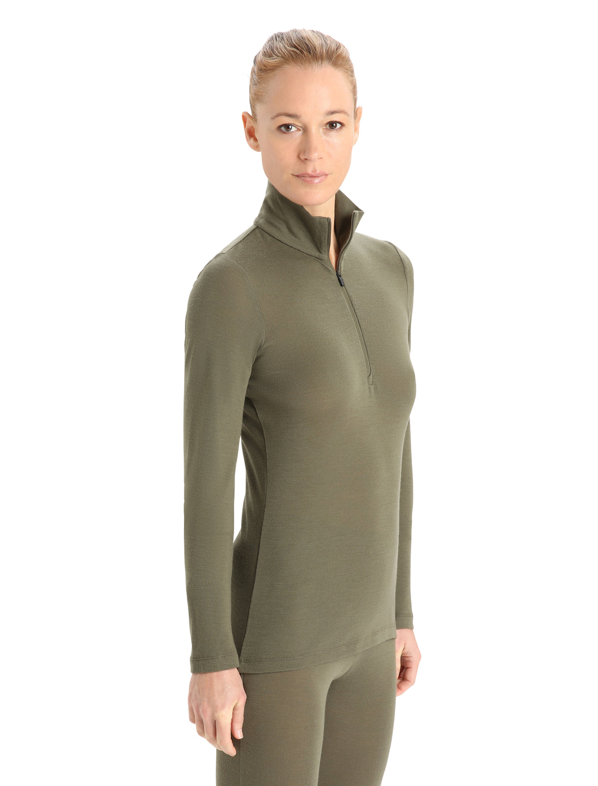 Women's Merino 175 Everyday Long Sleeve Half Zip Thermal Top Loden - 1