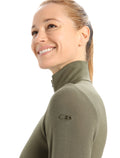 Women's Merino 175 Everyday Long Sleeve Half Zip Thermal Top Loden - 5