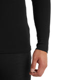 Men's Merino 175 Everyday Long Sleeve Half Zip Thermal Top Black - 6