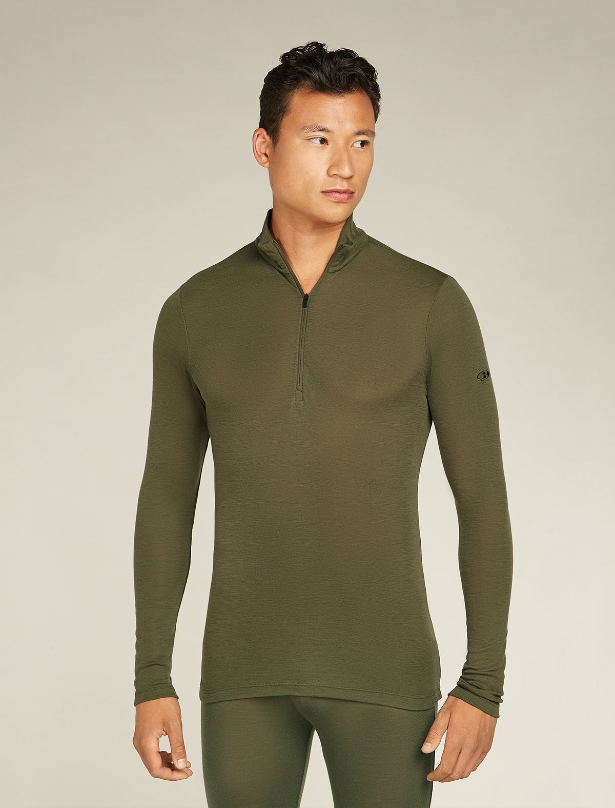 Men's Merino 175 Everyday Long Sleeve Half Zip Thermal Top Loden - 1