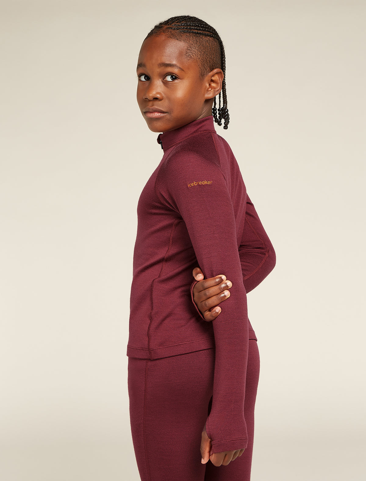 Kids’ Merino 260 Tech Thermal Leggings Port - 3