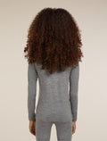 Kids’ Merino 200 Oasis Long Sleeve Crewe Thermal Top Gritstone Heather - 4