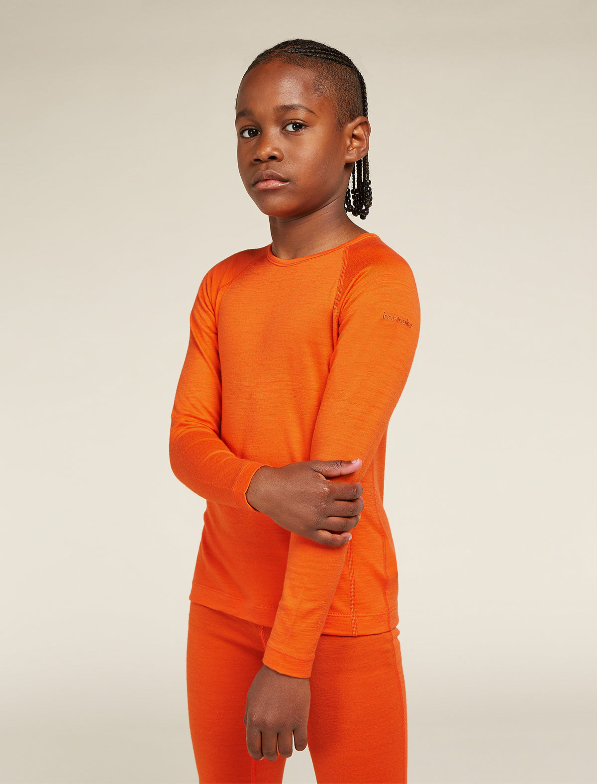 Kids’ Merino 200 Oasis Long Sleeve Crewe Thermal Top  - 1