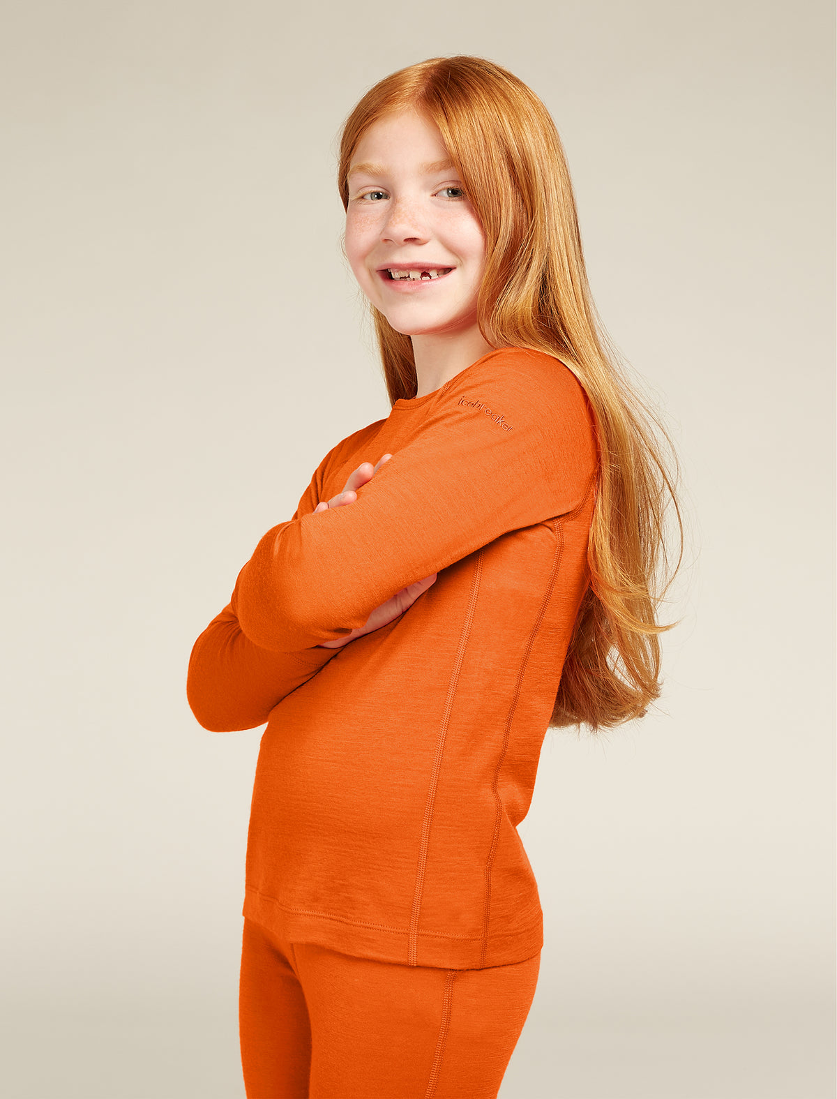 Kids’ Merino 200 Oasis Long Sleeve Crewe Thermal Top  - 2