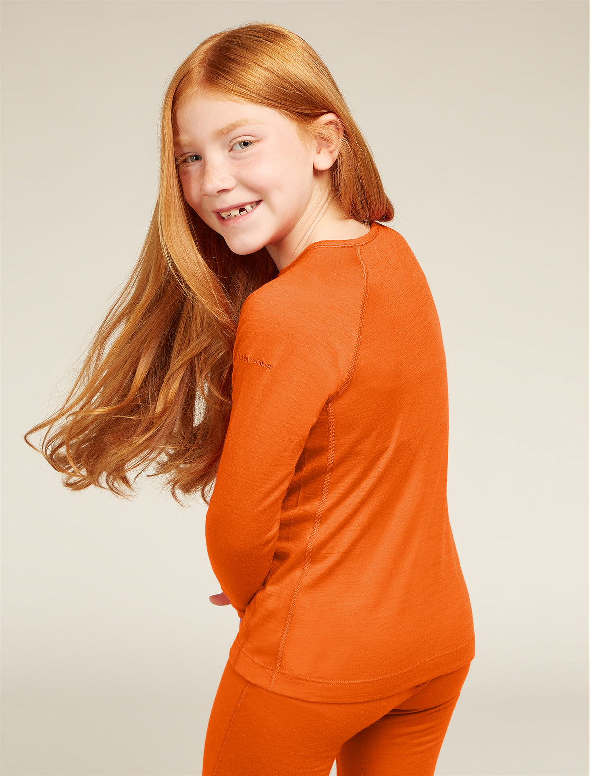 Kids’ Merino 200 Oasis Long Sleeve Crewe Thermal Top  - 4