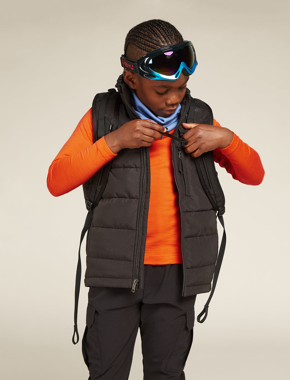 Kids’ Merino 200 Oasis Long Sleeve Crewe Thermal Top  - 7