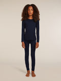 Kids’ Merino 200 Oasis Thermal Leggings Midnight Navy - 3