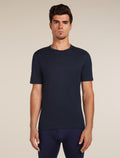 Men's Merino 200 Oasis Short Sleeve Crewe Thermal Top Midnight Navy - 1