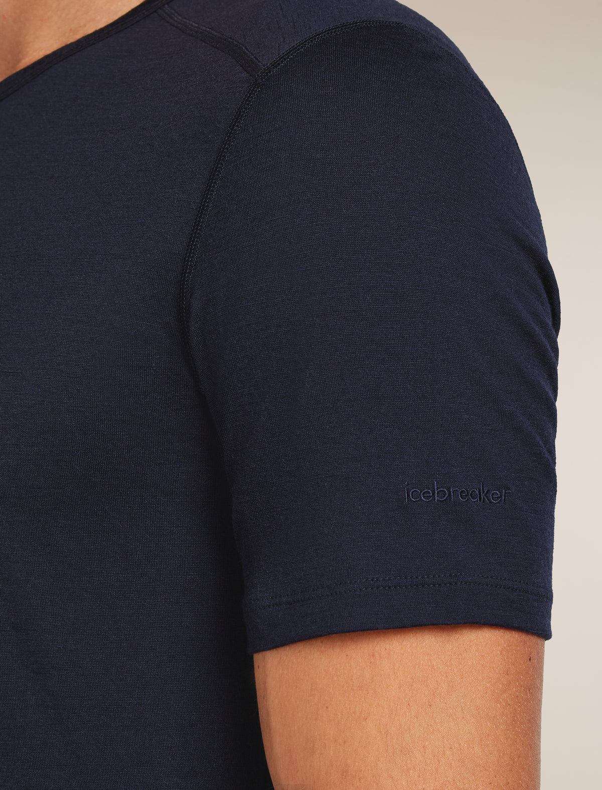 Men's Merino 200 Oasis Short Sleeve Crewe Thermal Top Midnight Navy - 10