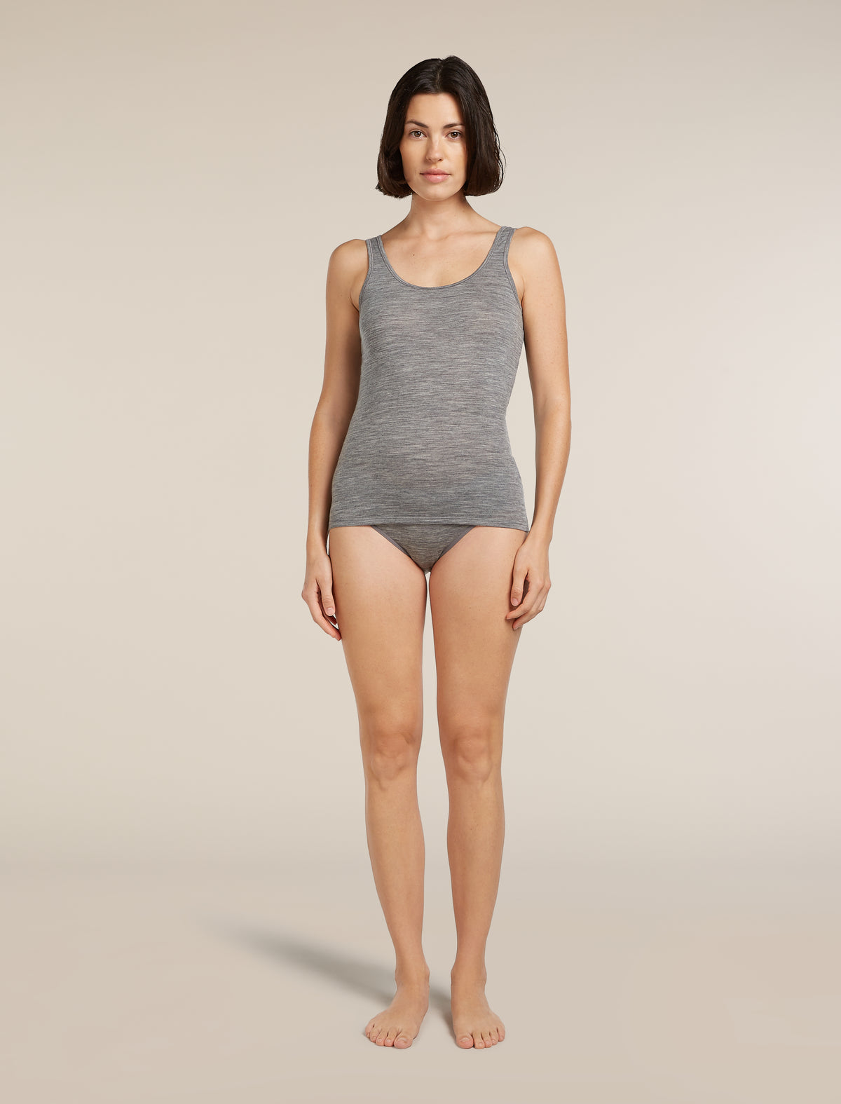 Women's Merino 150 Siren Hipkini Gritstone Heather - 3