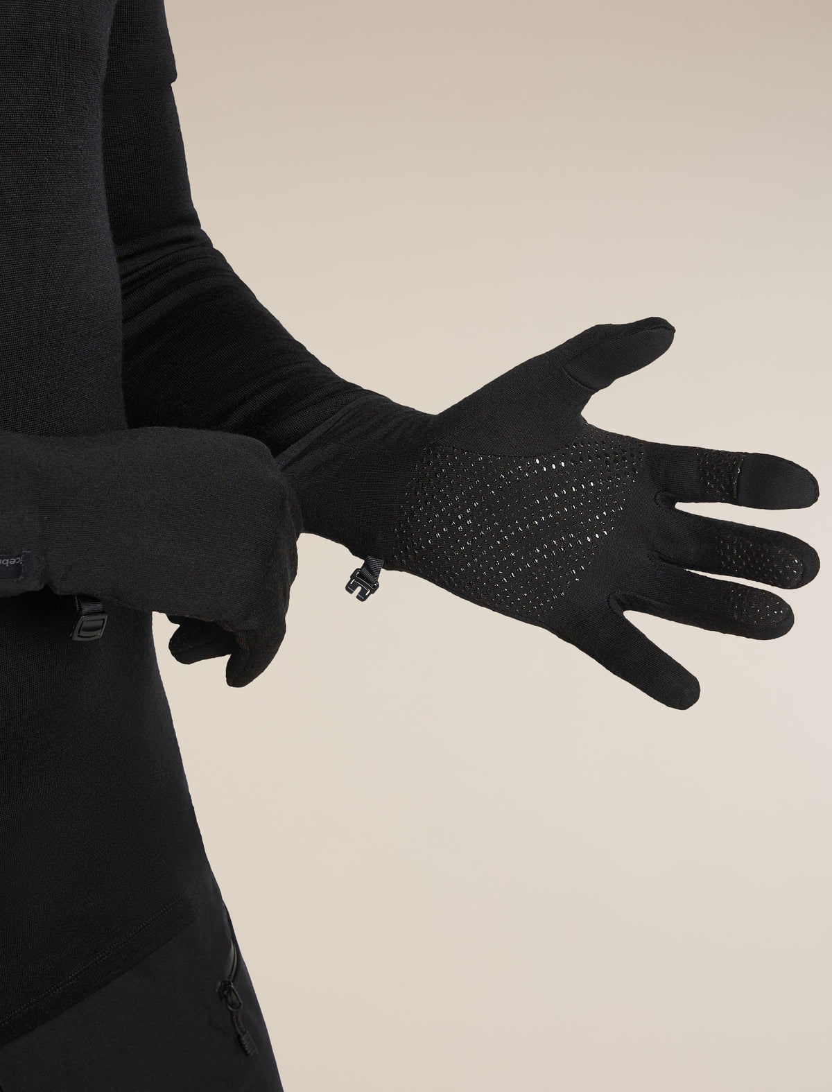 Unisex Merino 260 Quantum Gloves Black - 2