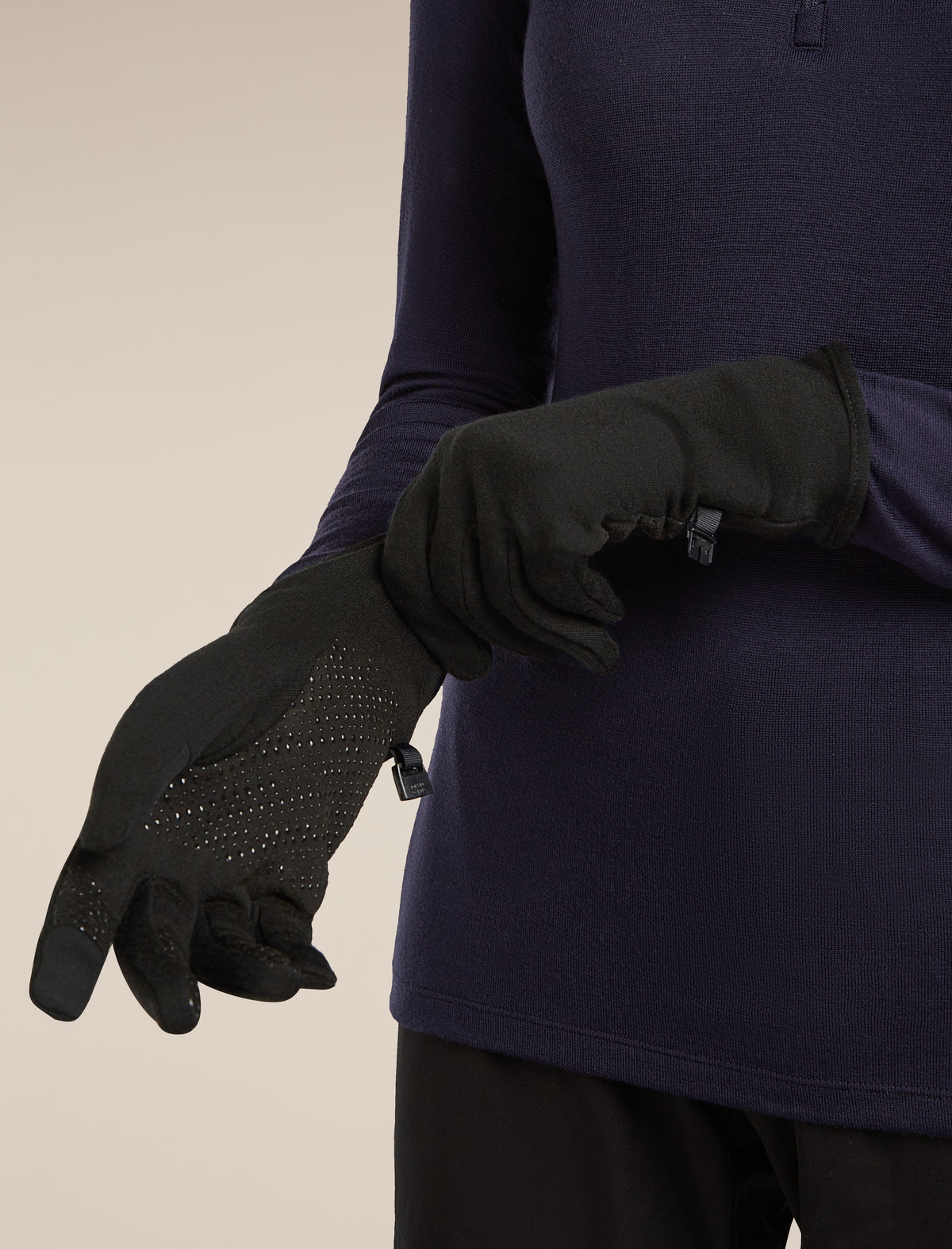 Unisex Merino 260 Quantum Gloves Black - 6