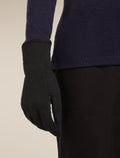 Unisex Merino 260 Quantum Gloves Black - 7