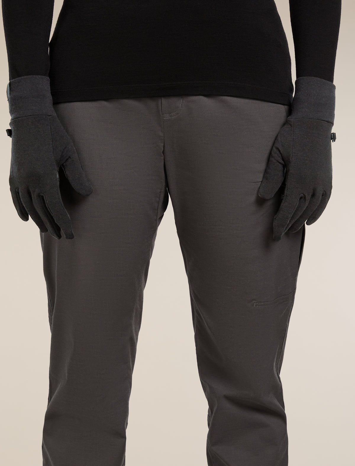 Unisex Merino Blend 360 Sierra Gloves Black - 4