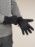 Unisex Merino Blend 360 Sierra Gloves Black - 5