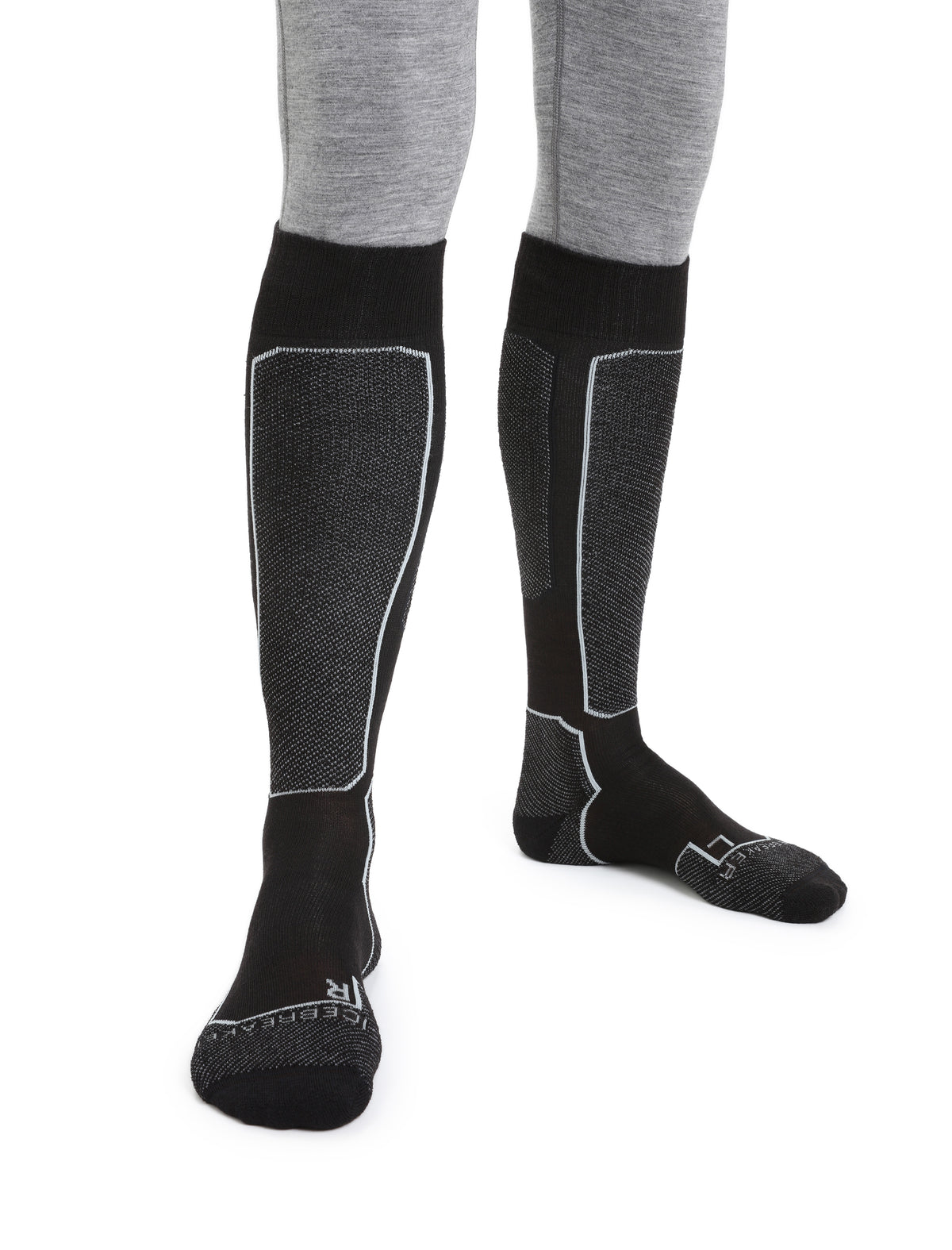 Men's Merino Ski+ Light Over the Calf Socks  - 1