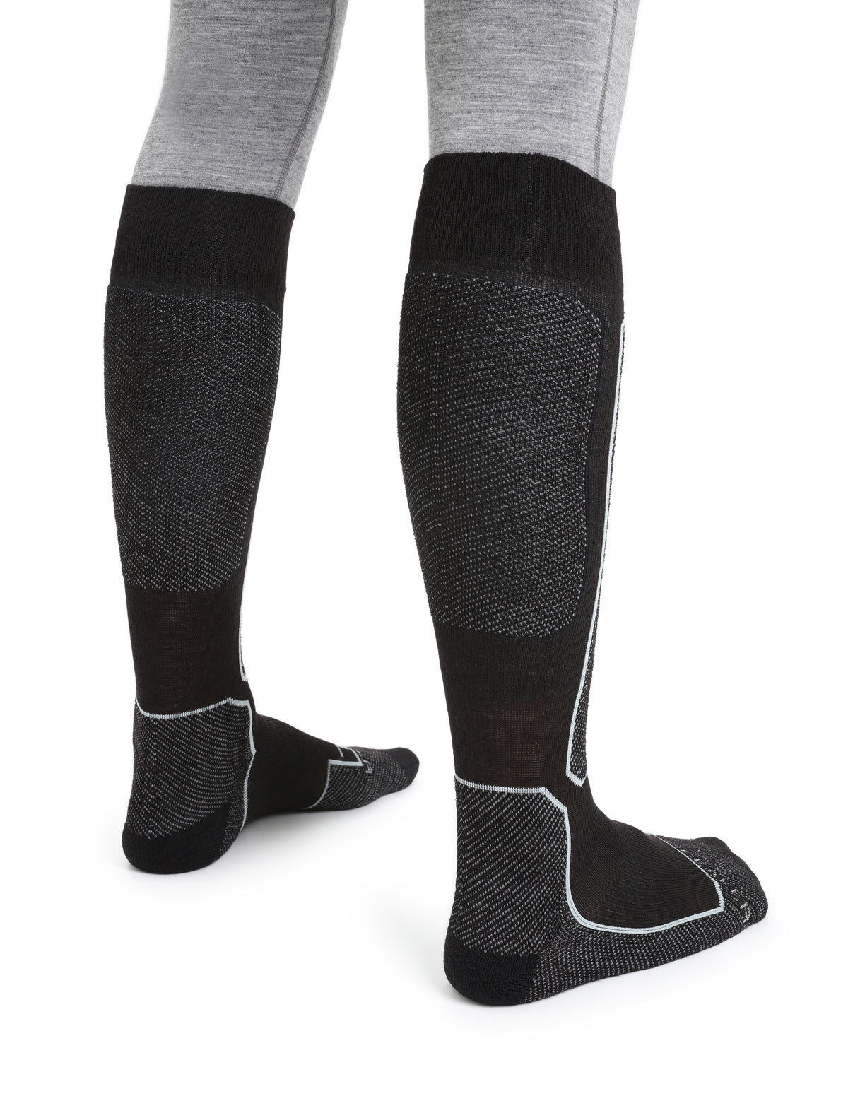 Men's Merino Ski+ Light Over the Calf Socks  - 2