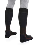 Men's Merino Ski+ Medium Over the Calf Socks Black/Royal Navy - 2