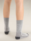 Women's Merino Hike+ Medium Crew Socks Blizzard Heather - 2