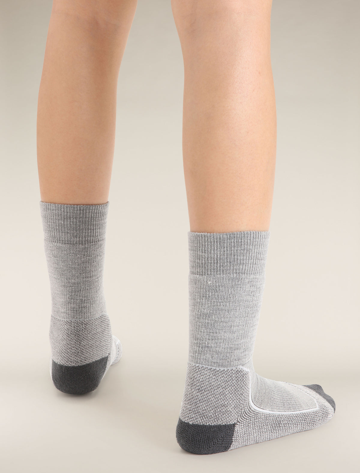 Women's Merino Hike+ Medium Crew Socks Blizzard Heather - 2