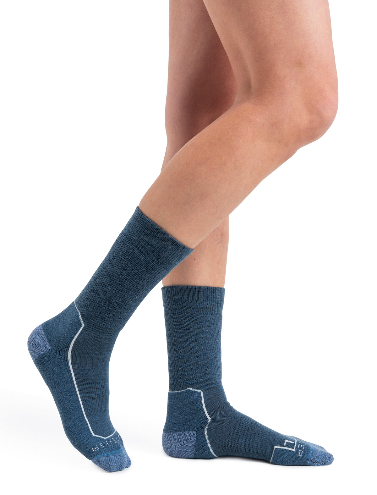 Women's Merino Hike+ Medium Crew Socks Dawn/Snow - 1