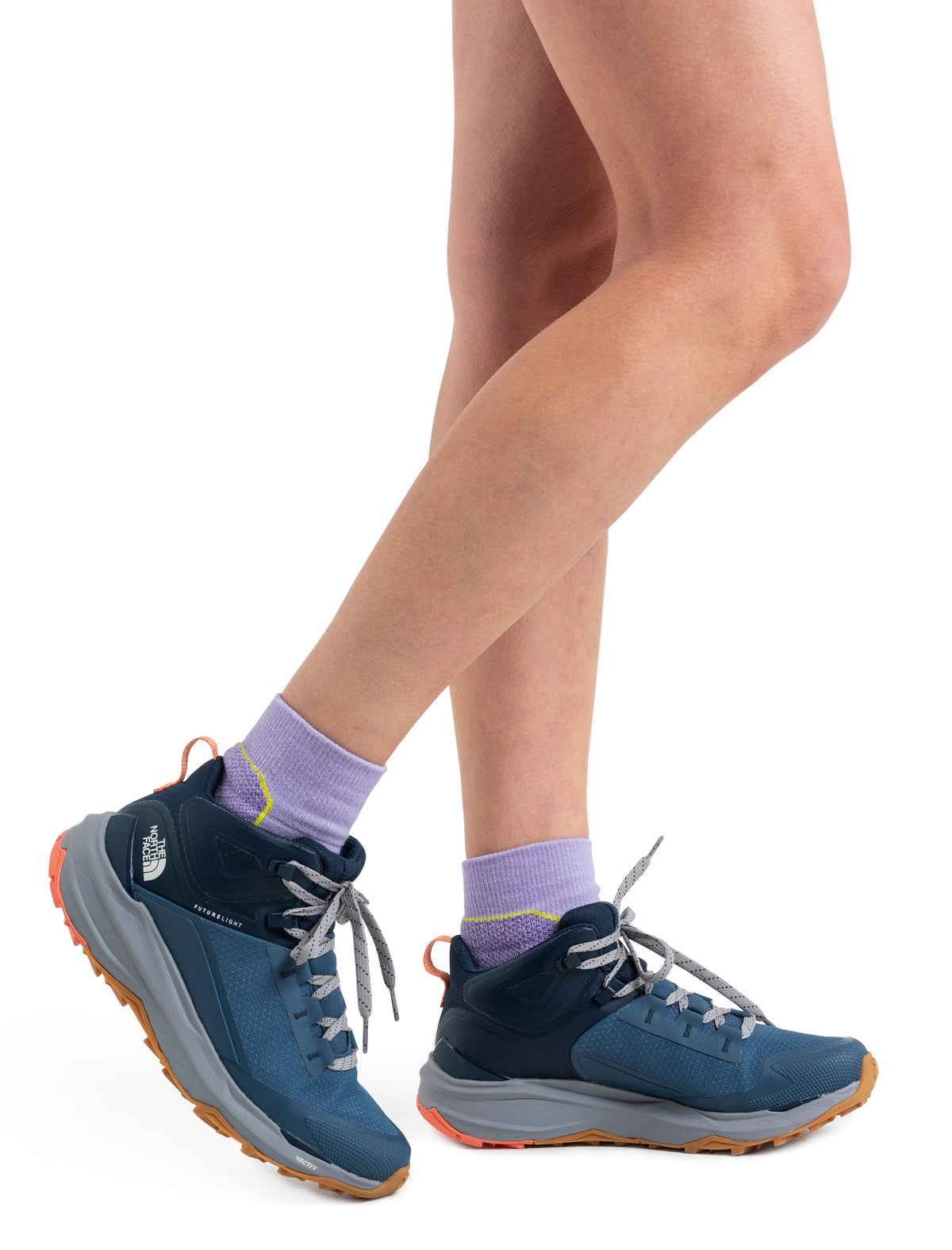 Women's Merino Hike+ Light Mini Socks Purple Gaze/Magic - 2
