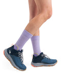 Women's Merino Hike+ Light Crew Socks Purple Gaze/Magic - 2