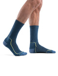 Men's Merino Hike+ Medium Crew Socks Dawn/Lucid - 1