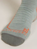 Men's Merino Hike+ Heavy Crew Socks Moss/Blaze - 3