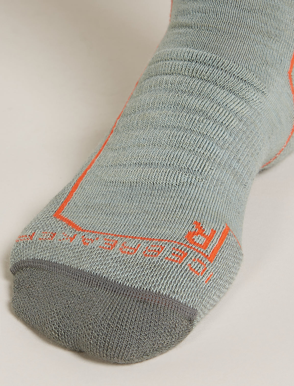 Men's Merino Hike+ Heavy Crew Socks Moss/Blaze - 3