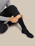 Merino Hike Medium Crew Socks Black/Alloy - 2